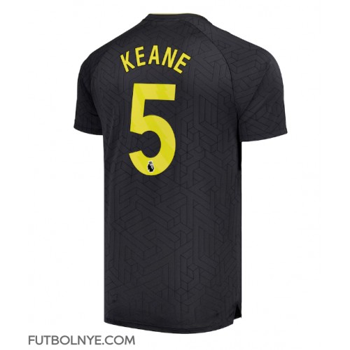 Camiseta Everton Michael Keane #5 Visitante Equipación 2024-25 manga corta